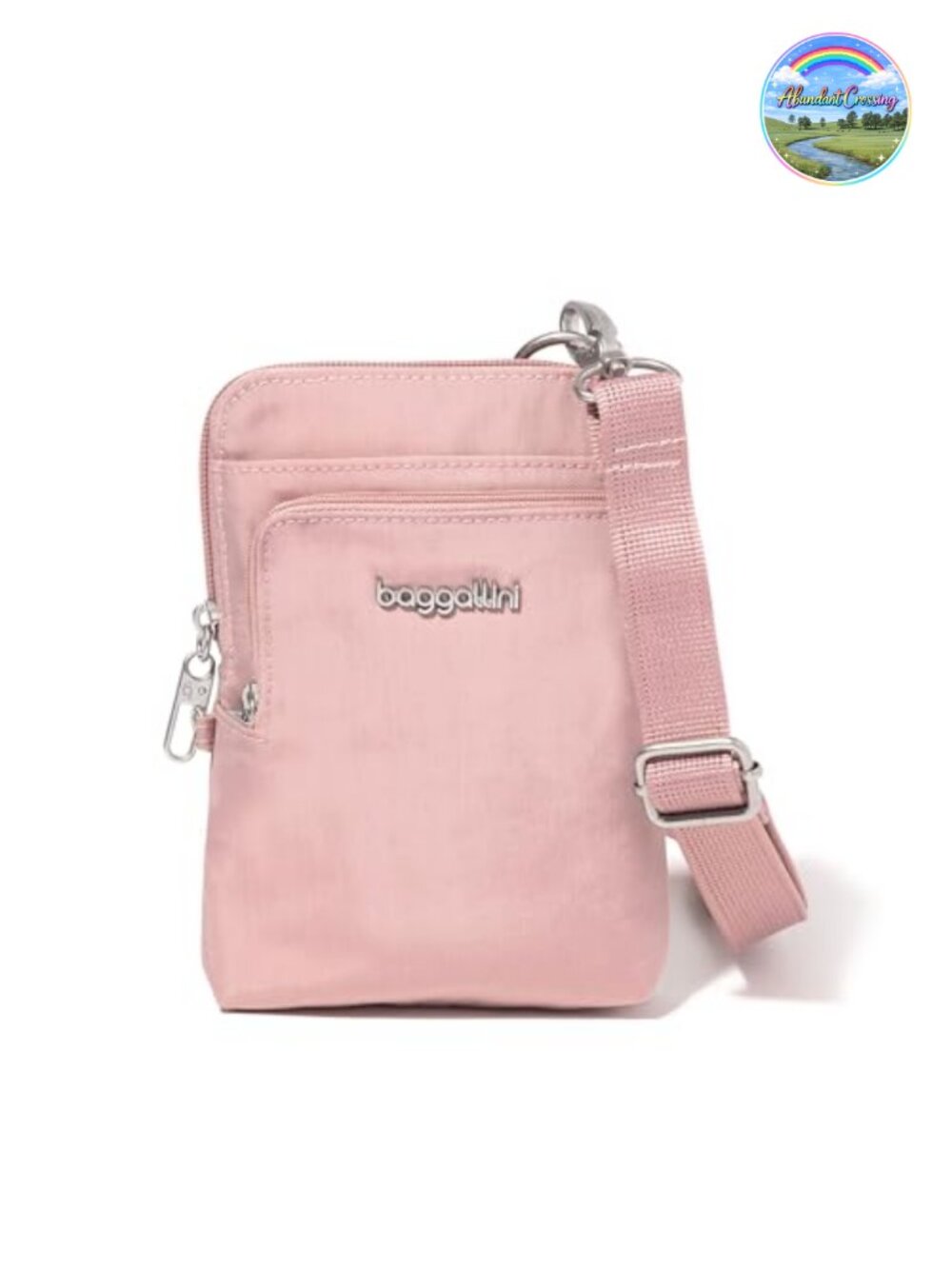 Anti-theft Crossbody Bag with RFID Blocking, Slash-Resistant Nylon